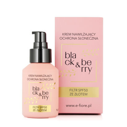BLACK & BERRY Krem do twarzy z filtrem SPF 50 z ceramidami wit. C i E 50ml